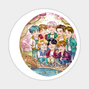 BTS All Members Magnet